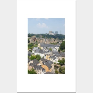 Unterstadt Grund, Alzette Valley, Luxembourg Posters and Art